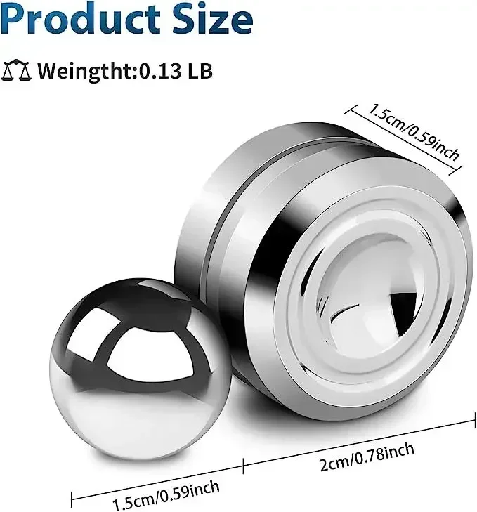Спиннер-антистресс для взрослых, магнитный металлический Спиннер-шар, снятие стресса, искусственный Спиннер для рук, игрушка-антистресс, Новинка