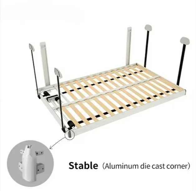 

12V 24V Customised RV Lift Bed Aluminum Bed Lift Motorhome Part Camper Van Conversion Kits