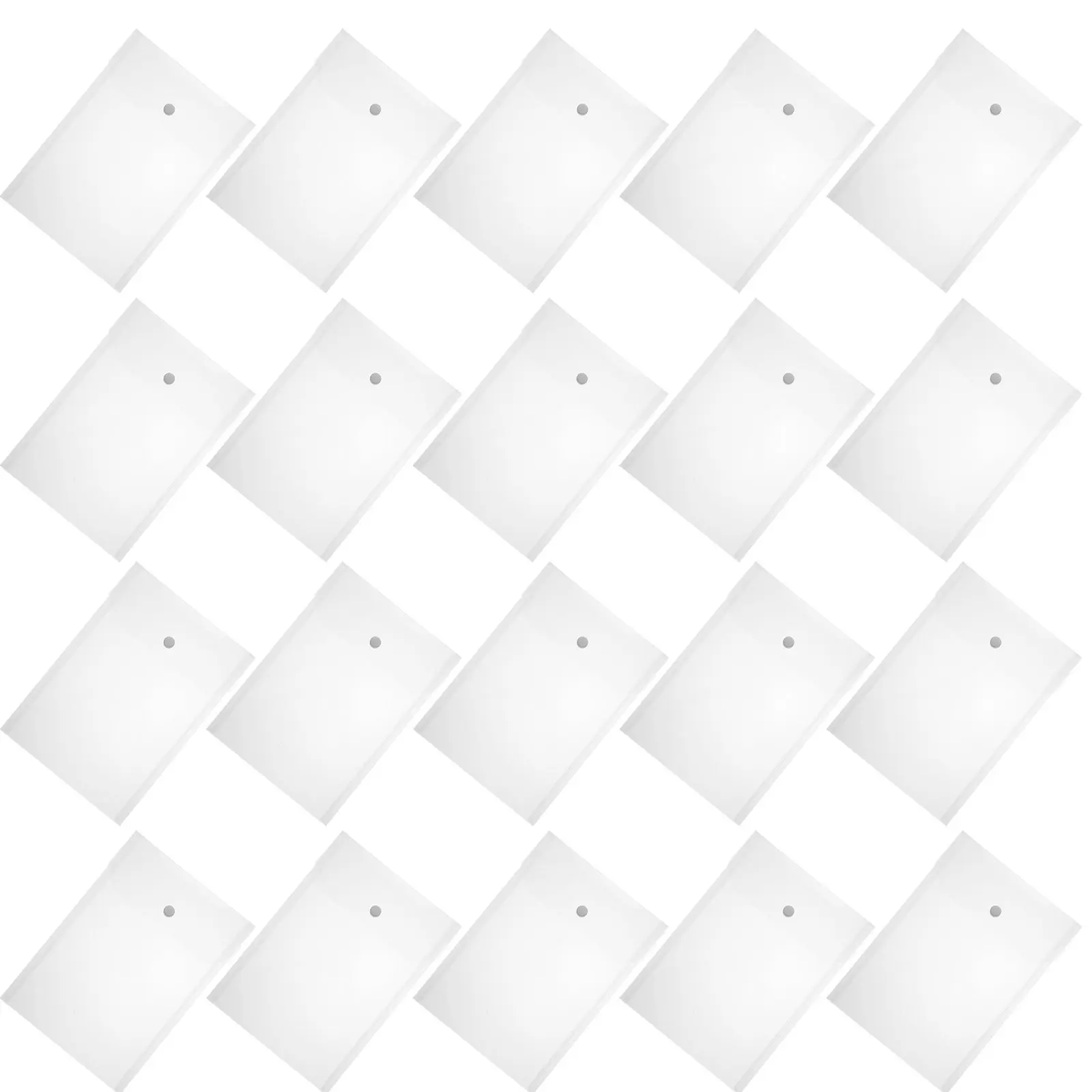 

30Pcs A5 Transparent File Bags Plastic Document Storage Pouches Rounded Corner Smooth Surface for Office Study Bill Ticket