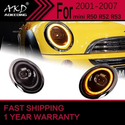 Car Lights for MINI R50 R52 R53 LED Headlight 2001-2007 Head Lamp Drl Dynamic Signal Projector Lens Automotive Accessories