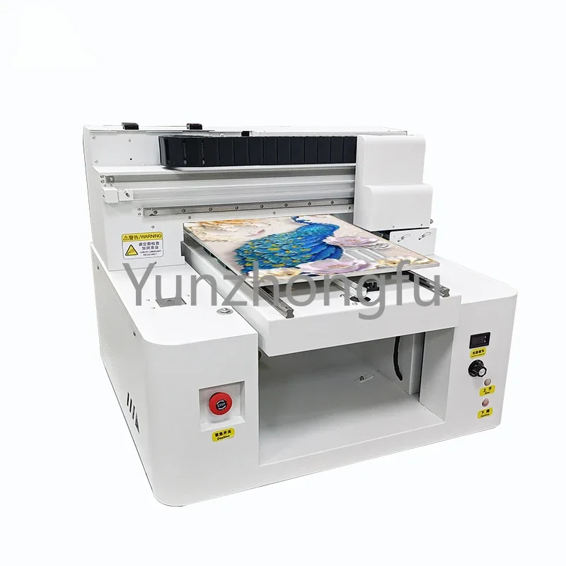 UV 4060 Flatbed Printer Cylindrical Flat Tile Glass Wall Painting Metal Curved Surface Stereo Surface Inkjet Printer