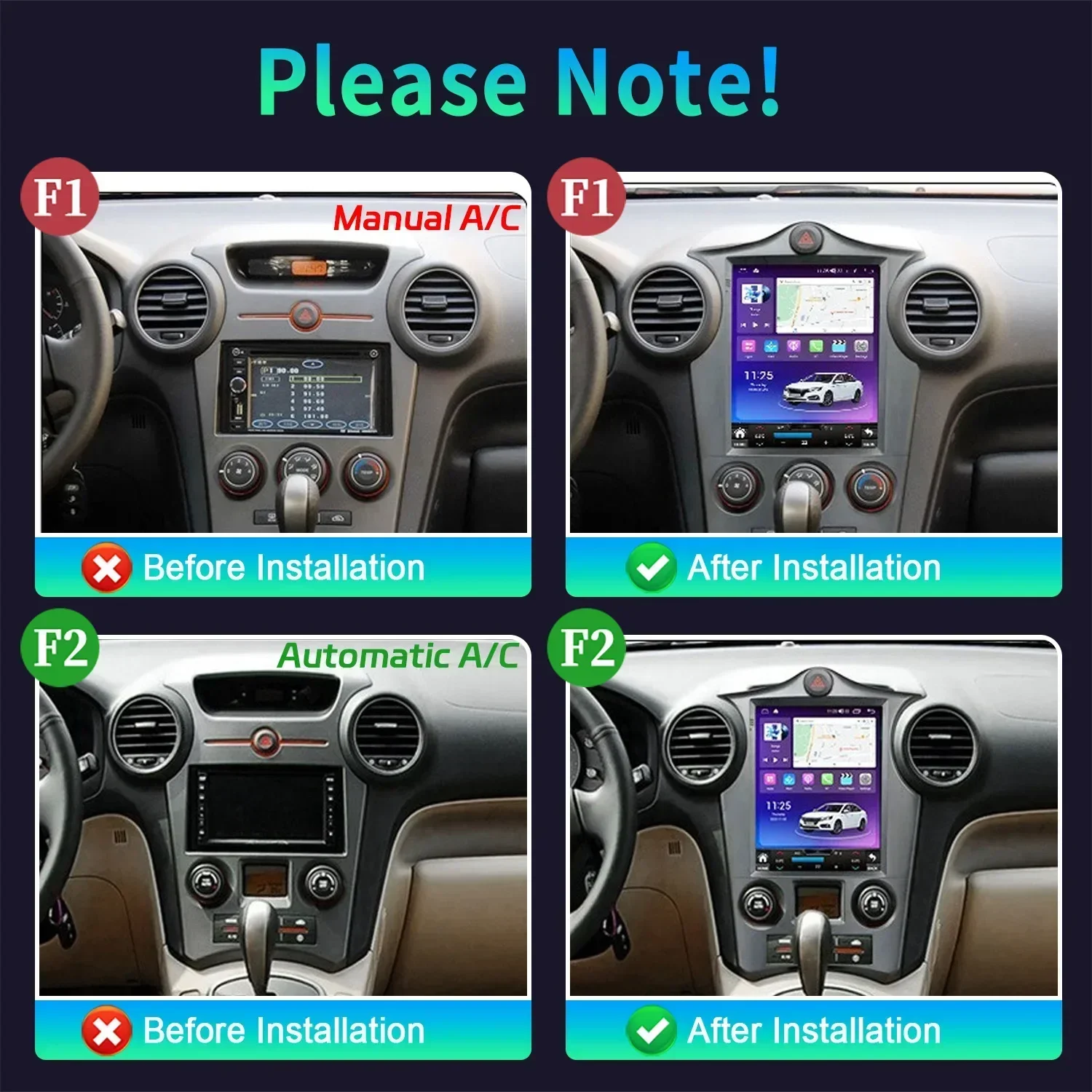 9.7inch Android 14 For Kia Carens 2007 2008-2011 Car Radio Multimedia Central Navigation 4G GPS Multimedia CarPlay Touch Screen