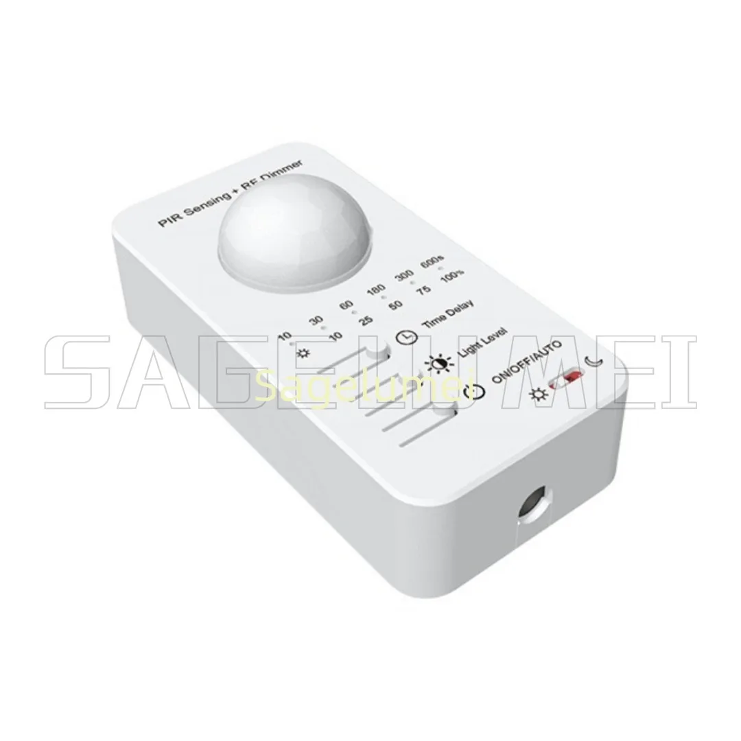 EV-R Skydance 5-24V DC 1CH*3A PIR Motion Sensor Dimming Controller 2.4G RF Daylight Detection PIR Controller Timer for Stairway
