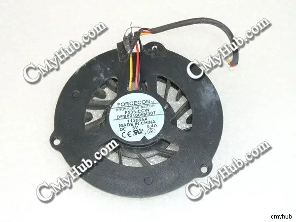 For HP Pavilion dv4000 Series F535-CCW 60.4D609.002 DC5V 0.4A 3Wire 3Pin connector Cooling Fan