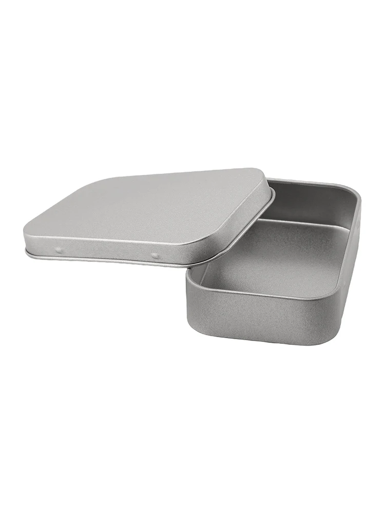 Outdoor Survival Small Items Storage Box Iron Box Tinplate Box Hiking Storage Outdoor Camping Accessories Iron 95x60x21mm