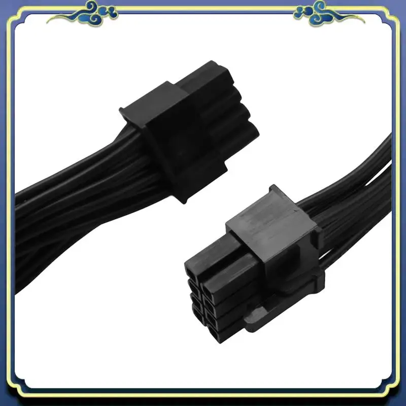 Portable 10X Pcie 8 Pin Male To Dual Pcie 2X 8 Pin (6+2) Male Power Adapter Cable For Seasonic Power Supply 25-Inch+9-Inch