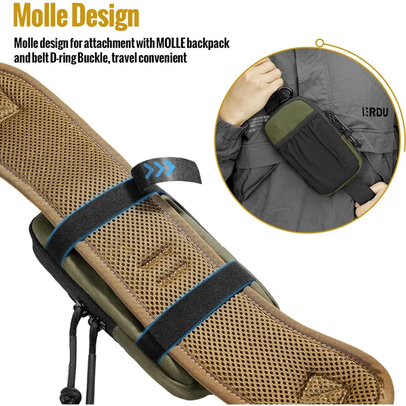 Men's Chest Bag Fashionable Casual Phone Wallet Outdor Sports Tourism Cycling Multi-functional Male's Shoulder Bags 2024