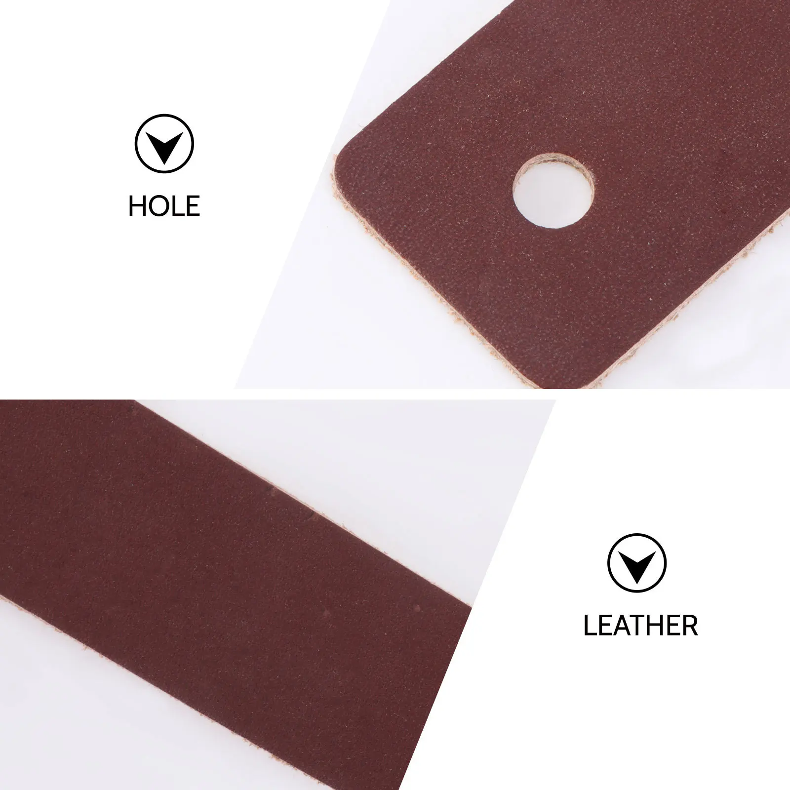 

2pcs Pull Knob Brown Cabinet Handle Drawer Furniture Cupboard Wardrobe Shoe Cabinet Single Hole Durable Soft