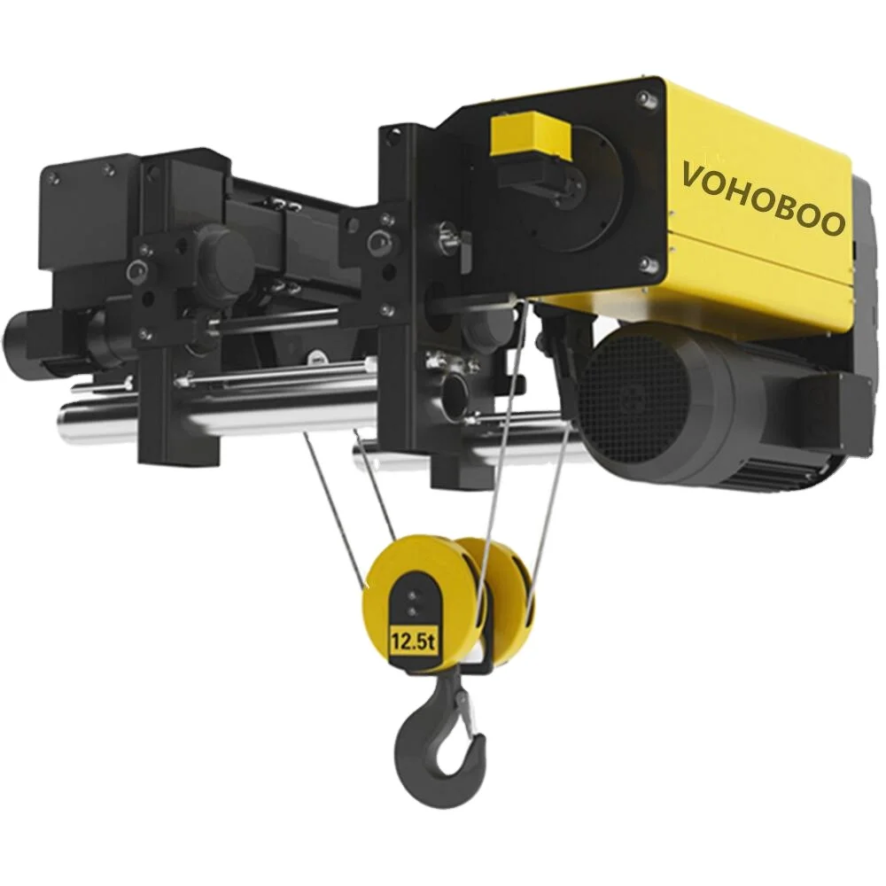 Factory Price 3.2-50 Ton European Type Single & Double Girder Wire Rope Hoist