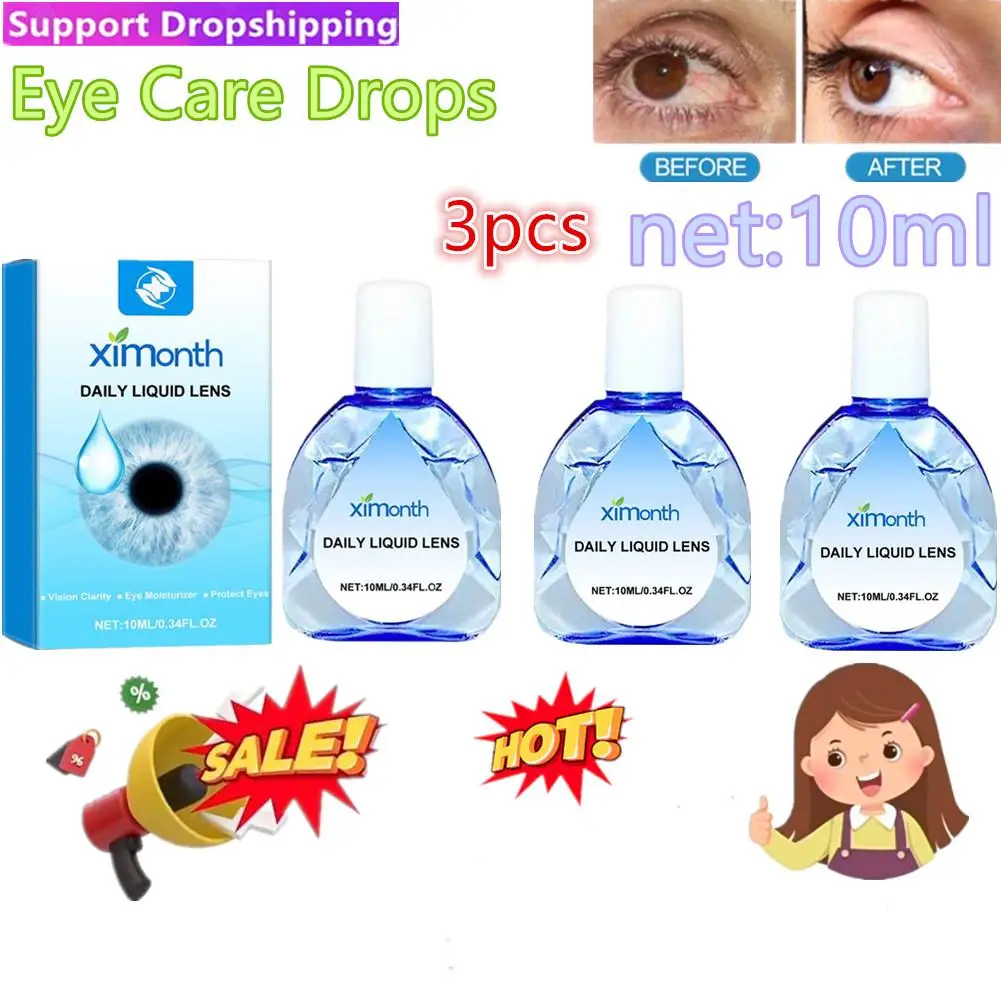 Presbytie Vision Restore Eye Drops, 3X Netting Eyes, Eye Énergie, Charleroi Eves Care, Itching Relax, Removal, Fatigue, Inconfort, Nouveau