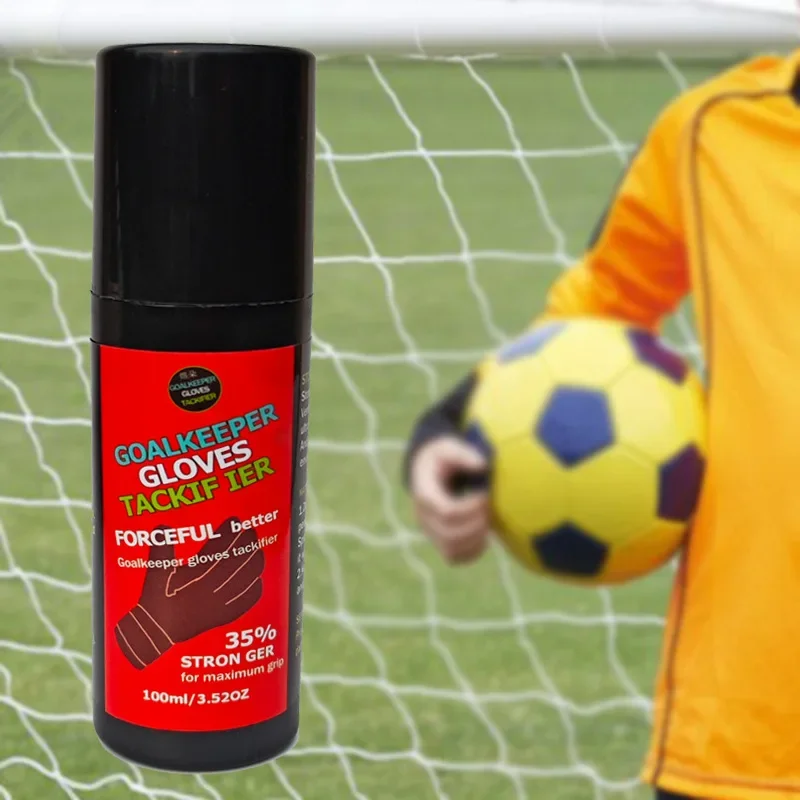 جديد 100 مللي قفاز حارس المرمى قبضة كرة القدم رذاذ لقفازات حراسة المرمى عدم الانزلاق تعزيز لزجة البيسبول استبدال قفاز الغراء