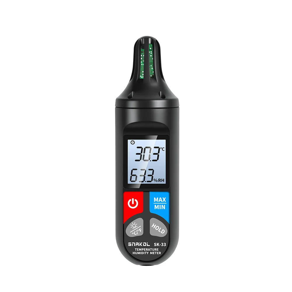 Mini Cyfrowy -10 ℃ -60 ℃   Termometr Higrometr Temperatura Wewnętrzna Wygodny Czujnik Temperatury Miernik Wilgotności Instrument — zdjęcie 2