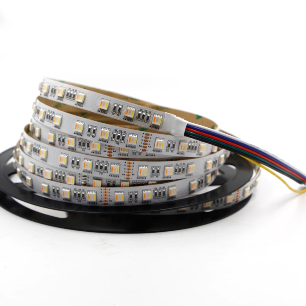 12V 24V 5050 RGBCCT 5 in 1 LED Light 1-5m 96Leds/m 60Leds/m 6pin RGBW RGBCW RGBWW RGB WW CW 2700K-6500K Strip Lights Tape lamp