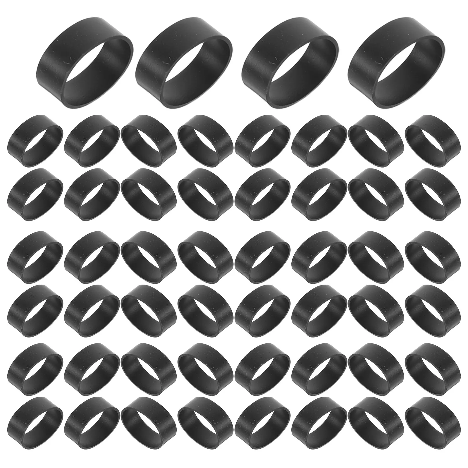 

200Pcs Elastic Silicone Cable Ties Cord Organizer Bands for Data Charging Power Cables Wire Management Home Office Travel