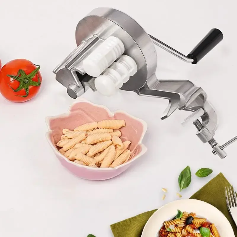 Manual Cavatelli Maker Machine Portable Macaroni Maker Manual Pasta Maker With Ergonomic Hand Crank Design Noodles Pressing