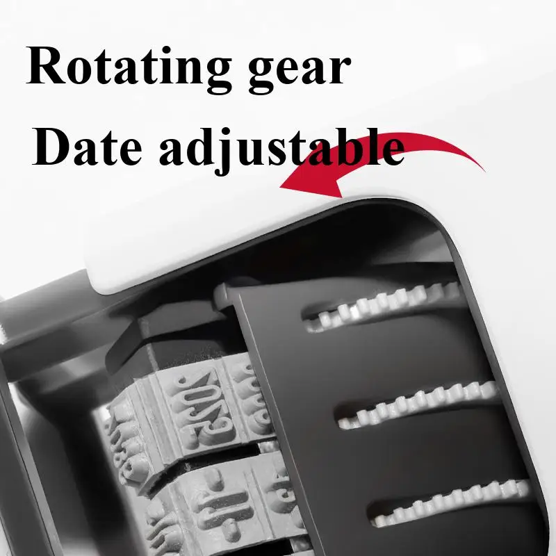 ديلي 79951 نظام ترقيم ختم تاريخ الحبر الأسود مكون من 8 أرقام للتحكم في المستندات والأرشيف