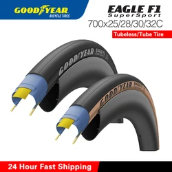 Goodyear 700x28c tire/700x32c tires Tubeless Road Bike Tire Goodyear Supersport Clincher Foldable Cycling Tire Parts
