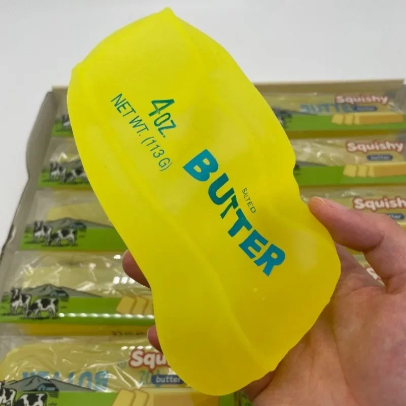 Formbarer Butter-Vaseline-Stick, Käse-Stick, Quetsch-Stressabbau-Spielzeug zur Angstlinderung, Squishy Fidget Vaseline – Detail 4