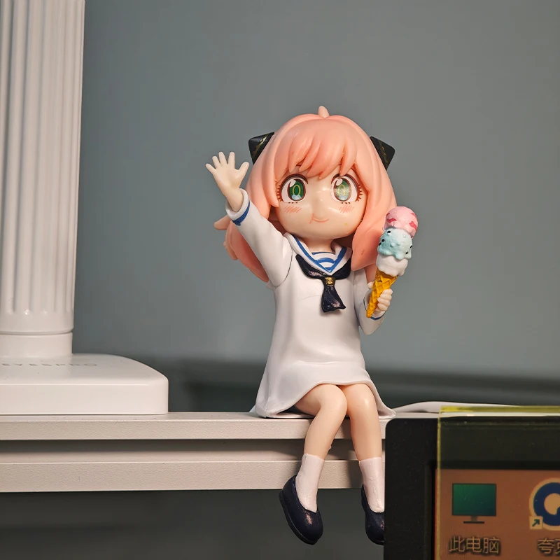 Novo espião × família anya forger para macarrão prensado anime figura modelo periférico bonito ornamento de mesa presente do feriado estátua coleção