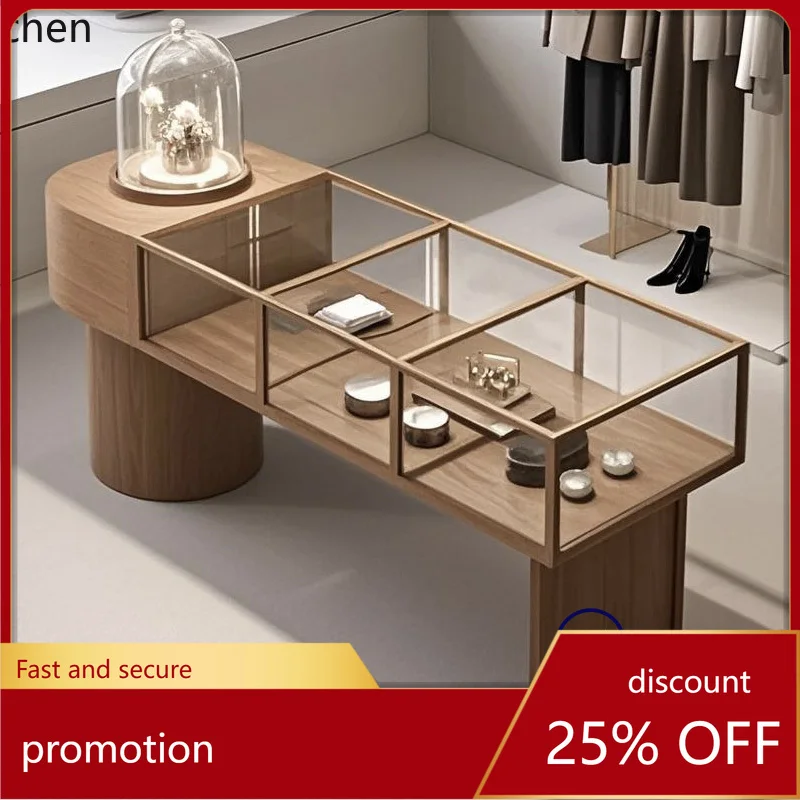 

HT clothing store Nakajima display cabinet, water table glass jewelry display cabinet