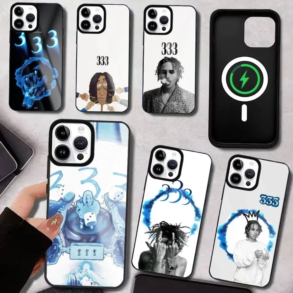 

M-Matue 333 Phone Case For iPhone17,16,15,14,13,12,11 Plus,Pro Max Magnetic For Magsafe Wireless Charging