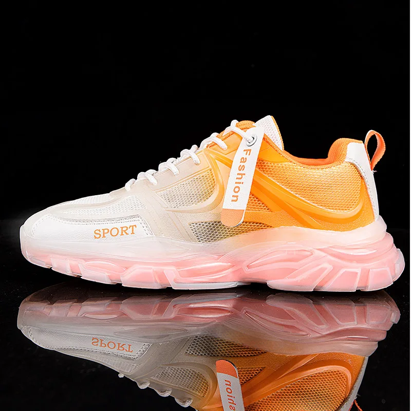 

Повседневные кроссовки, мужская обувь на толстой подошве, легкая дышащая мужская обувь с противоскользящей сеткой, удобная мягкая мужская спортивная обувь на шнуровке