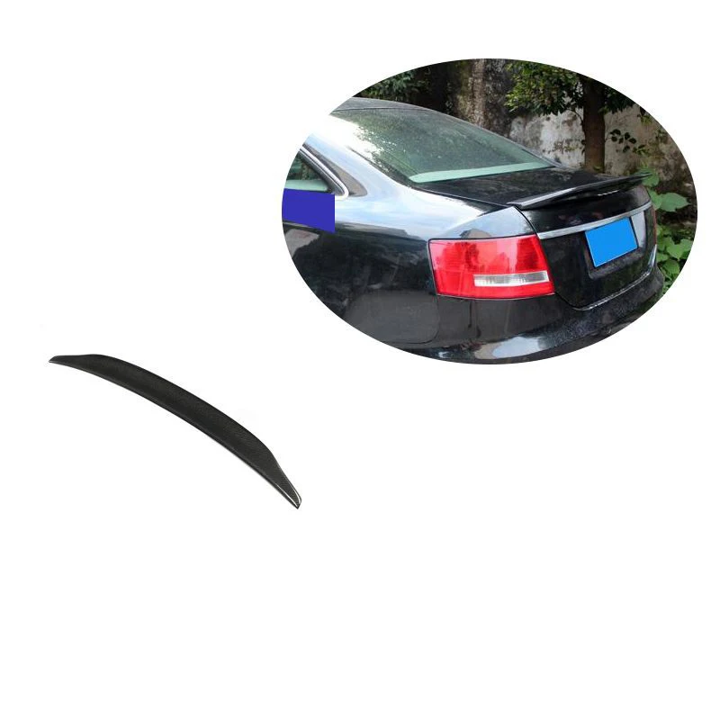 A6 c6 Carbon Fiber Fibre Rear Trunk Spoiler Wing Fit For A6 c6 2005-2011