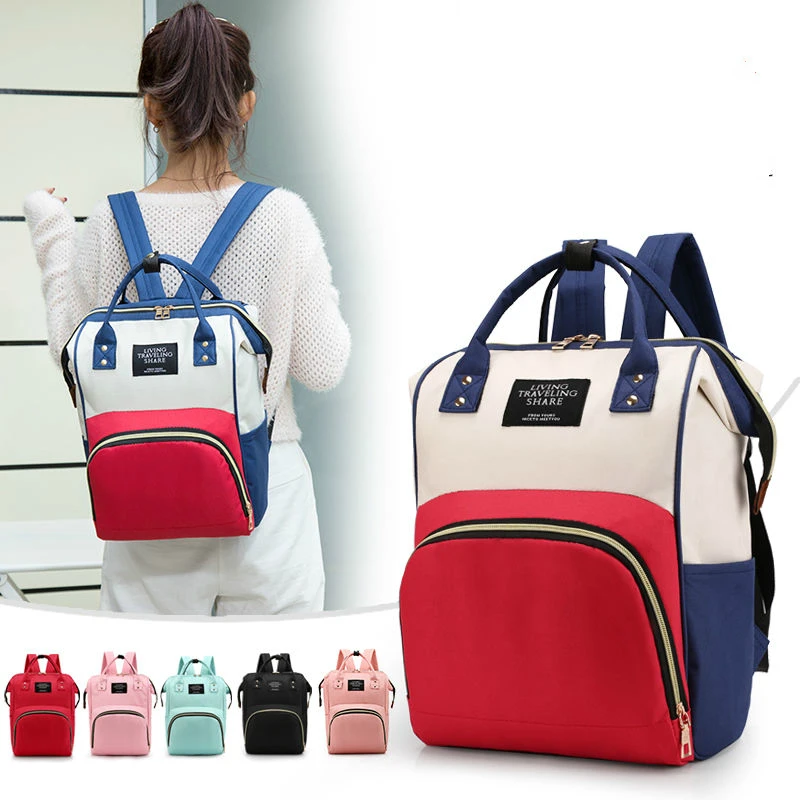 Neue Baby Pflege Produkt Multifunktionale Baby Windel Tasche Wasserdichte Denim Windel Tasche Rucksack Baby Mädchen/junge Windel Tasche Dropshipping