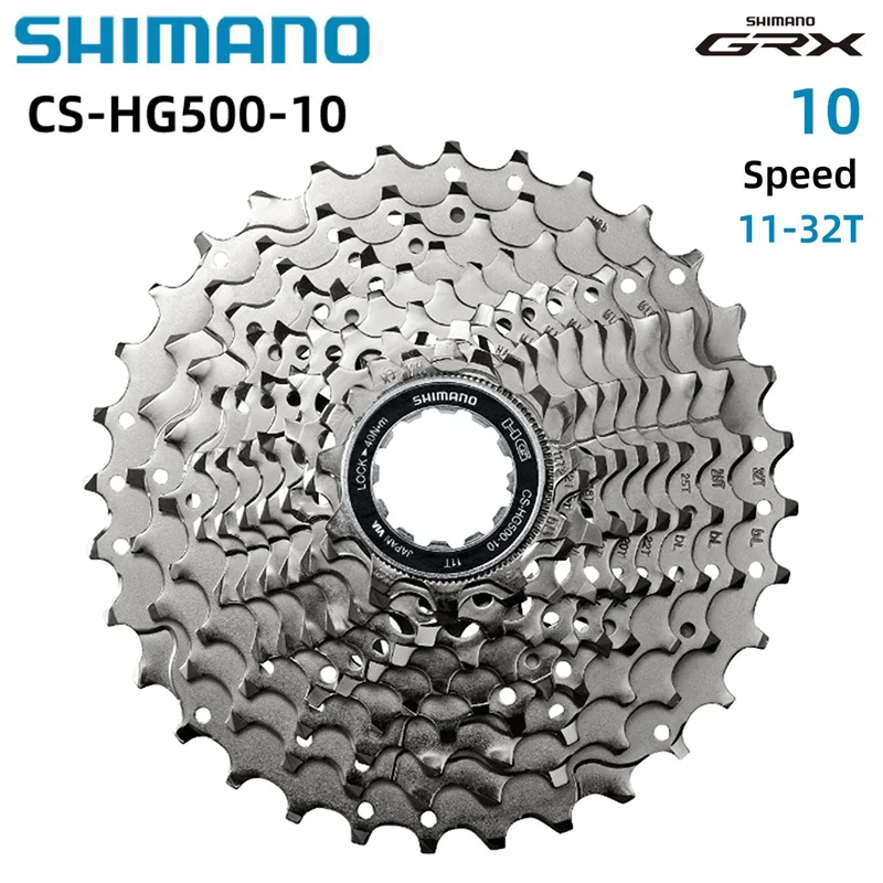 Shimano CS HG500 10 Speed Road Bicycle Cassette Sprocket For 10s 10v 12-28T 11-25/32T/34T 36T Freewheel Road Bike Accessories