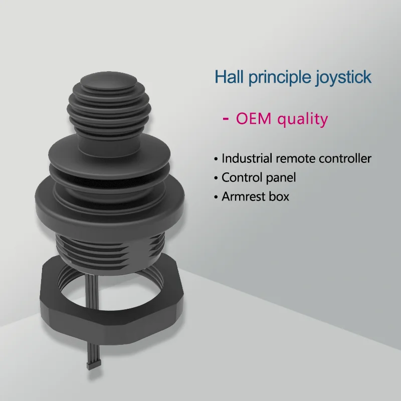 HY026 Multi-axis hall effect technology screw thread Industrial Joystick controller