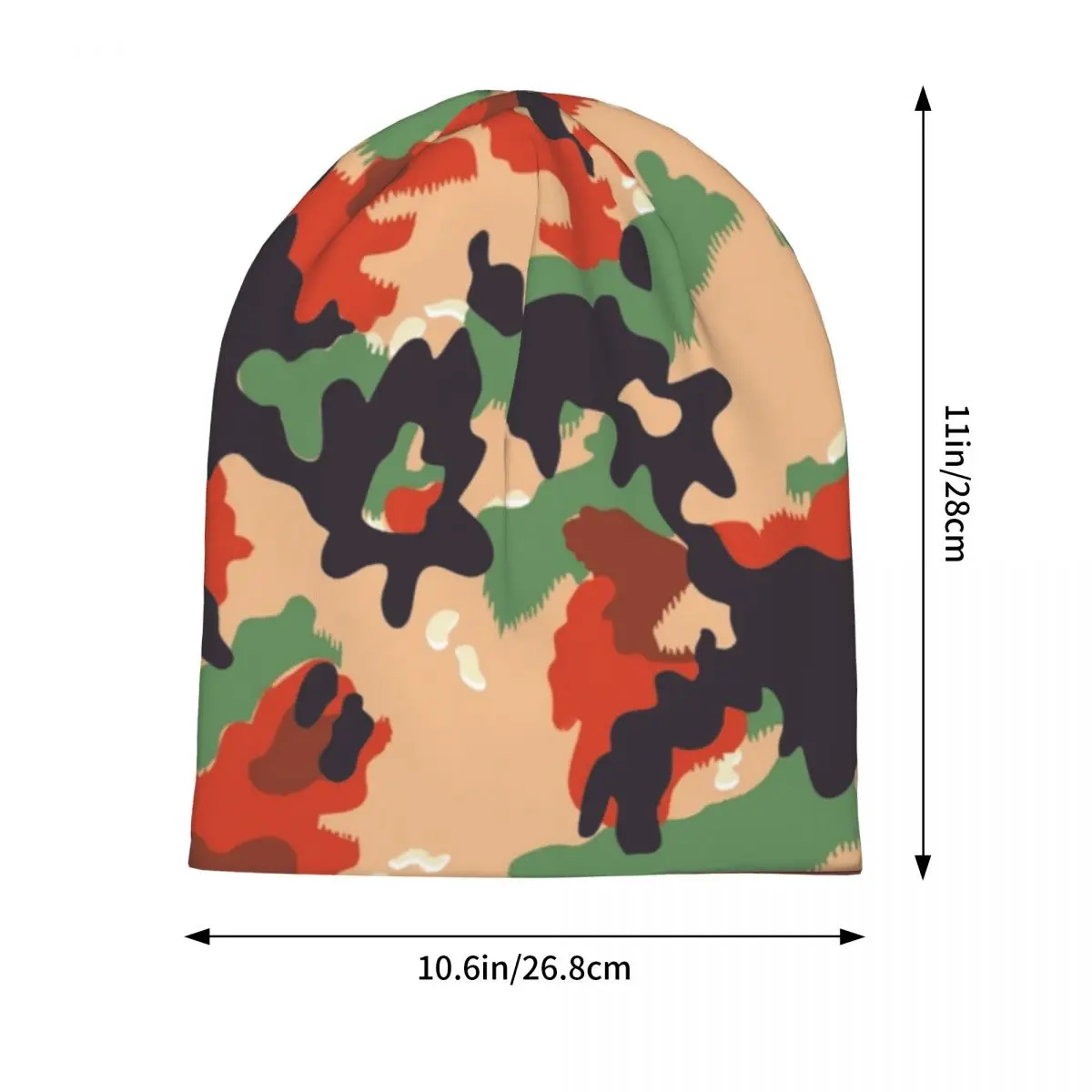 Swiss Army Camouflage Warm Knitted Cap Fashion Bonnet Hat Autumn Winter Outdoor Beanies Hats for Unisex Adult