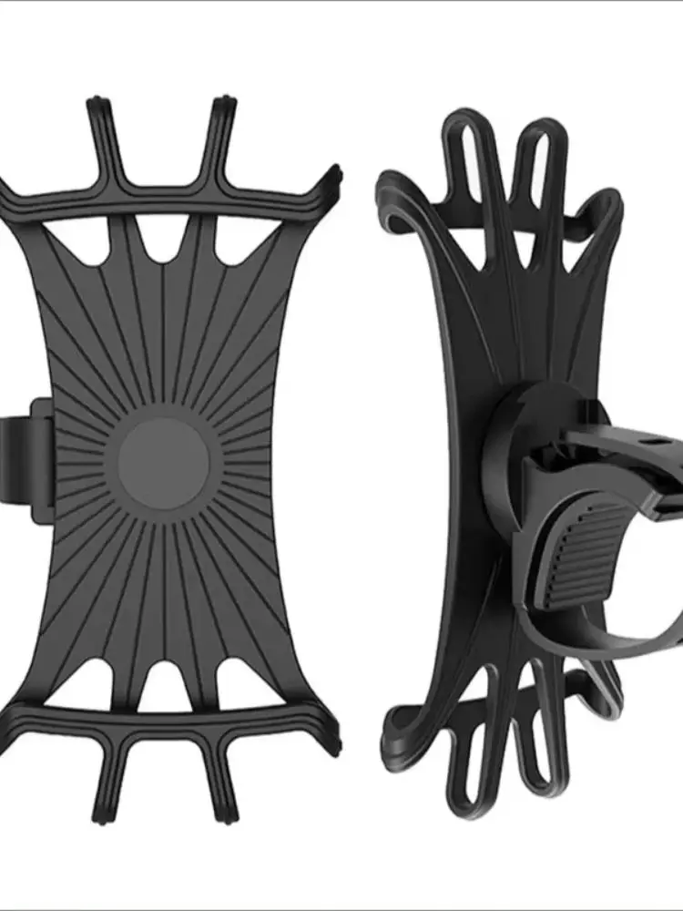 AliExpress Silicone Strap Holder Universal Bicycle Phone Holder Anti-Slip Elastic Silicone Mobile Phone Holder Shockproof Bike Accessories