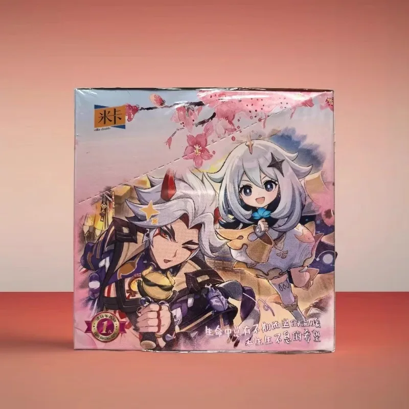 

New Genshin Impact SR Card Deluxe Edition Seventh Edition Classic Luxury Game Anime Peripheral Collection Cards