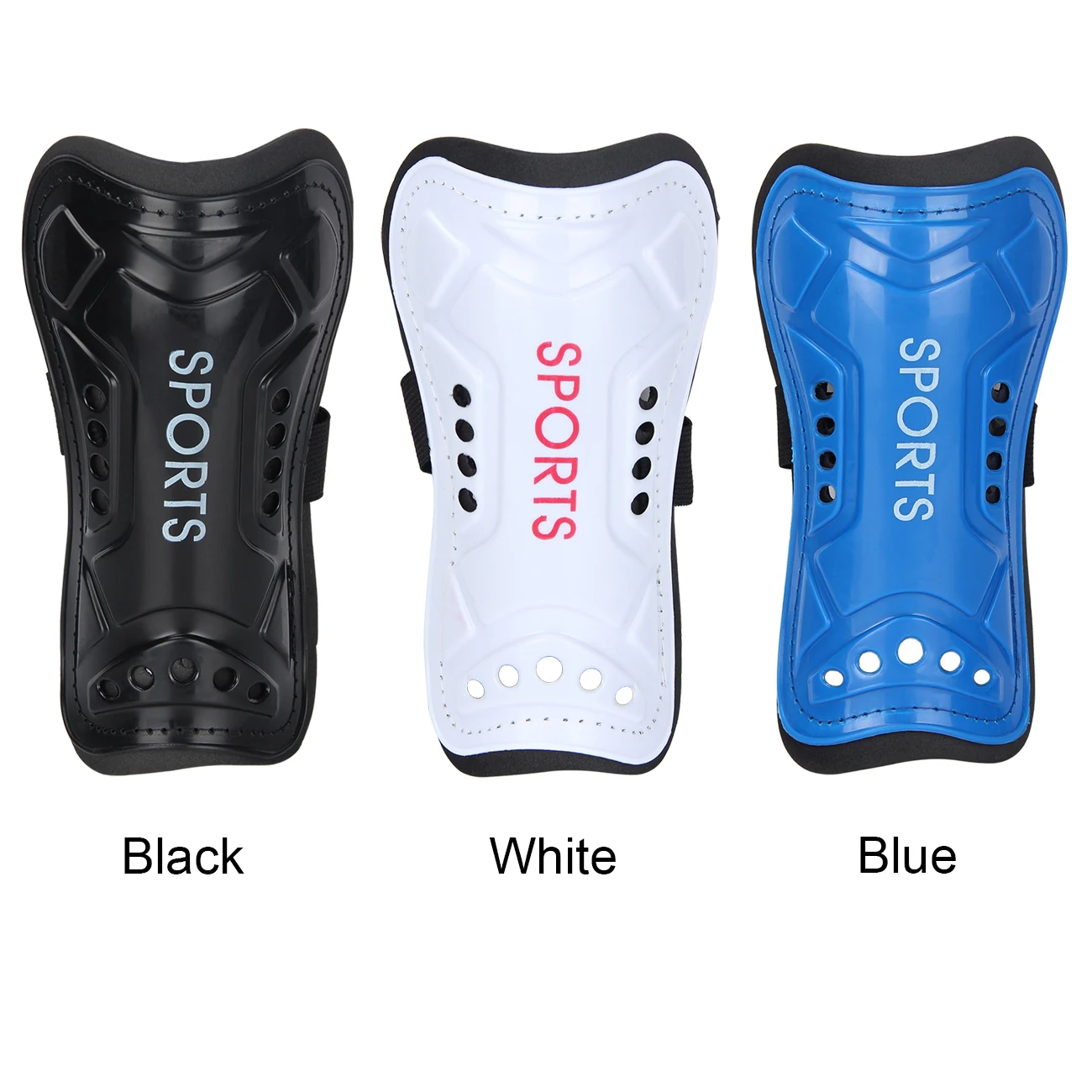 1 Pair Safety Protective Pads Knee Leg Protection Gear Shinguards Sleeves Sports protective gear soccer strap shin guards