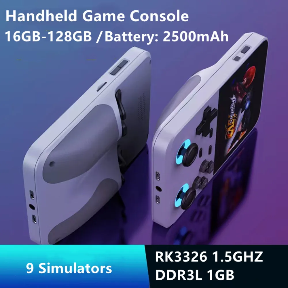 

NIGHT D007 3.5Inch IPS Screen Handheld Game Players 16G 10000Games Installed 9Simulators PS1 N64 RK3326 Retro Vdieo Game Console