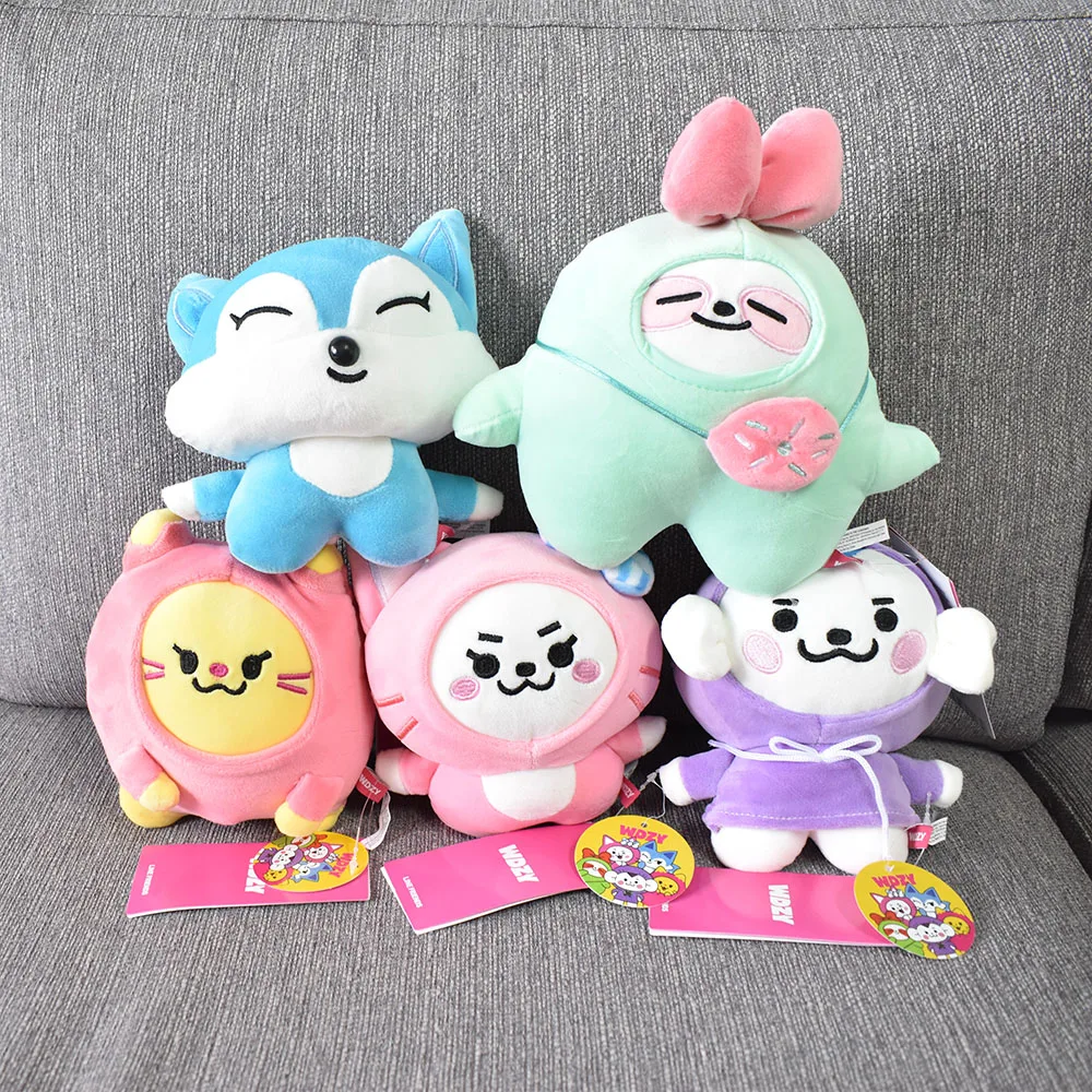 30cm KPOP ITZY Plush Doll Pillow Cartoon Cute WDZY Doll Yuna Lia Yeji RyuJin ChaerYeong Character Doll Couple Birthday Gifts D12