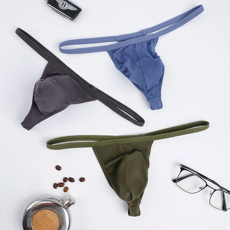 

Tanga hombre Модальные мужские стринги с низкой талией, минималистичные сексуальные мужские стринги, нижнее белье для геев, стринги больших размеров, футболки