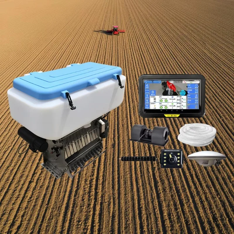 Electric Drive Seed Drill 12V 8/12/16/20 Outlets Rapeseed Alfalfa Sowing Fertilizing