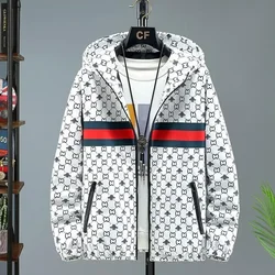 Men's casual long sleeved jacket, trendy hooded new fashion jacket, oversized men's jacket