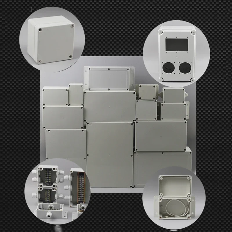 F Series DIY Outdoor Plastic Box IP65 Waterproof Monitoring Power Box Housing Electrical Project Junction Enclosure Case ABS