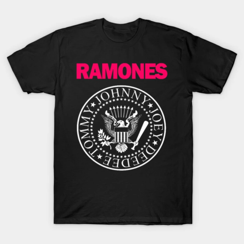 Camiseta Ramones, novedades de primavera/verano, corte regular, informal, cómoda, gráfica, estilo Y2K, vintage, talla única