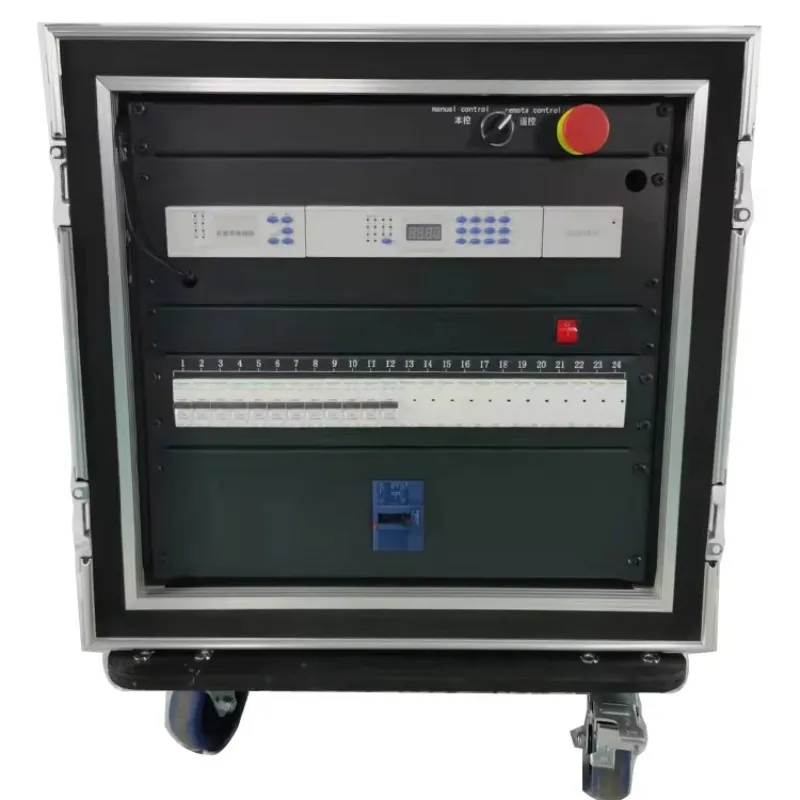 12 Channels Electrical Power Supply Distribution 3 Phase 63 Amp Power Distro Box