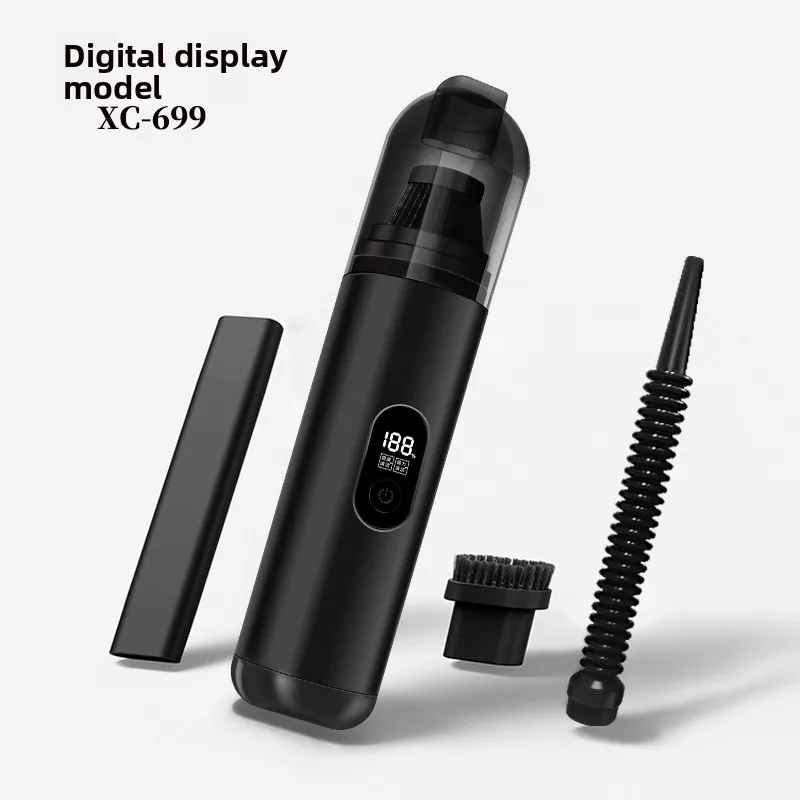 Portable Car Vacuum Cleaner Wireless Handheld Mini High Power for Auto Interior Cleaning