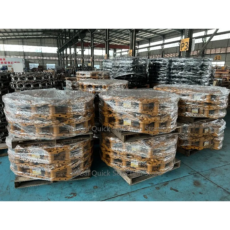 Exca-vator Track Links Assy Track Chain for Caterp-illar (C-AT) D4C Exca-vator Oil Track Chains 42Links Undercarriage Parts