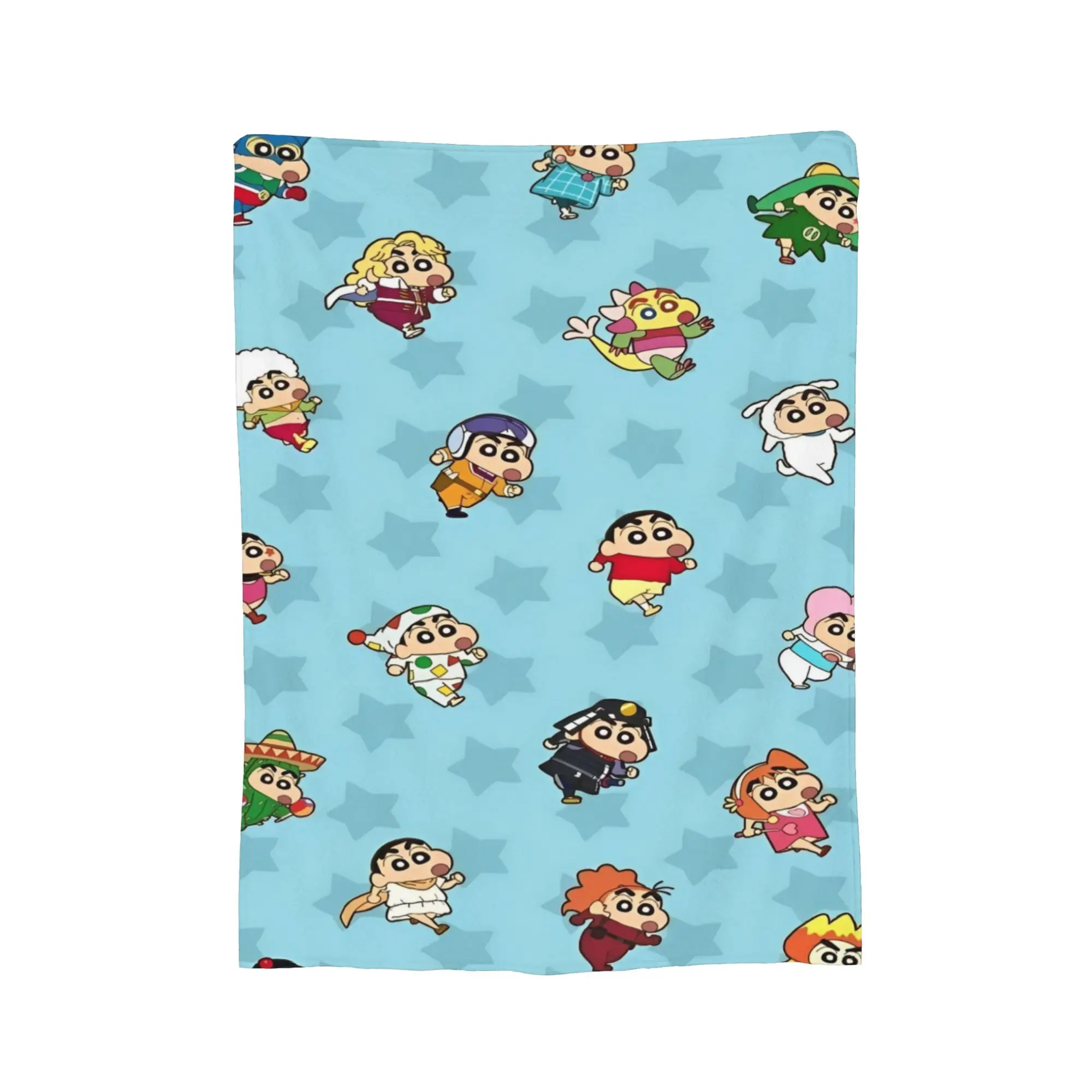 Crayon Shin-chans Toy Repeat Flannel Blanket Winter  Soft Warm Bedding Throws for Child Bedroom Funny Bedspread Sofa Bed Cover