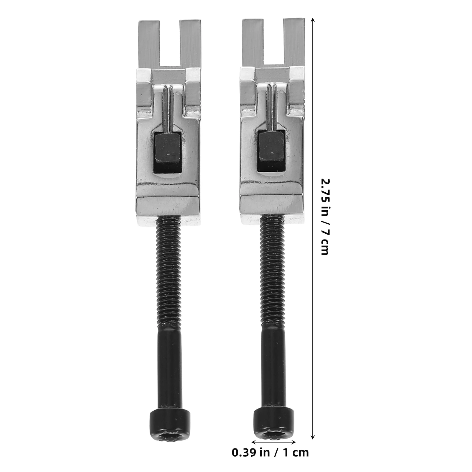 

Double Shake Silver Saddle Blocks for Tremolo Guitar Bridge Locking System Compatible Roller Saddles Prevent String Breakage