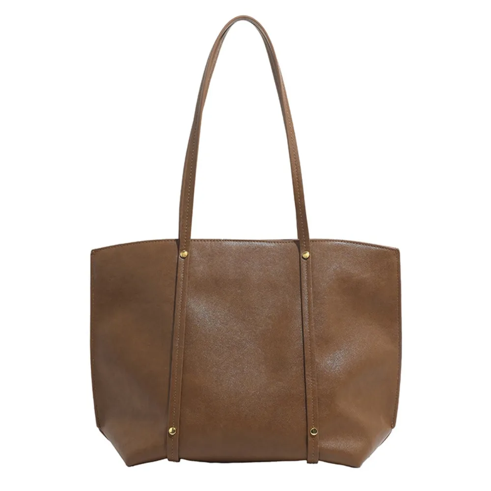 ​ ​ 新しいレディースファッション大容量シングルショルダートートバッグシンプルなハンドキャリークロスボディビジネス通勤バッグ ​ ​