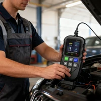 2025 nuevo lector de códigos OBD2 multilingüe funciona para todos los coches YM119 herramienta de diagnóstico automático Código transparente/apagado escáner OBDII