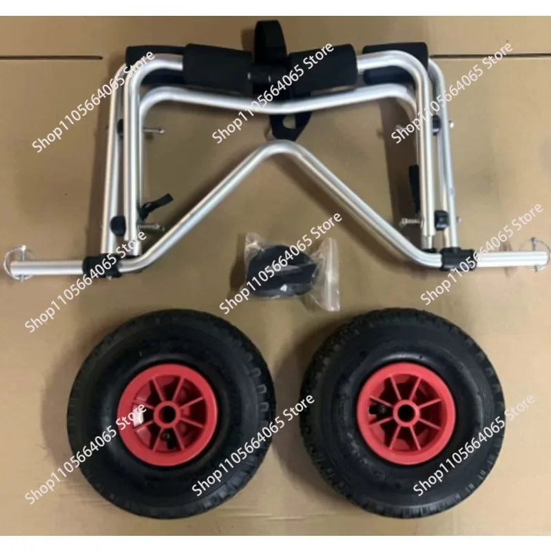13 Beach Adjustable Bracket Width Foldable Trolley for Kayak with 150 kg 350 lbs Capacity Kayak Cart Kayak Transport Trolley