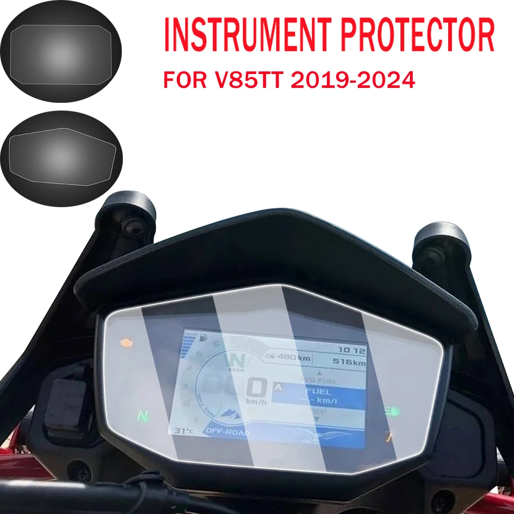 دراجة نارية خدش العنقودية أداة فيلم ل Guzzi V85TT 2019-2023 V85 TT V 85 TT 2024 لوحة حماية شاشة لوحة القيادة #1